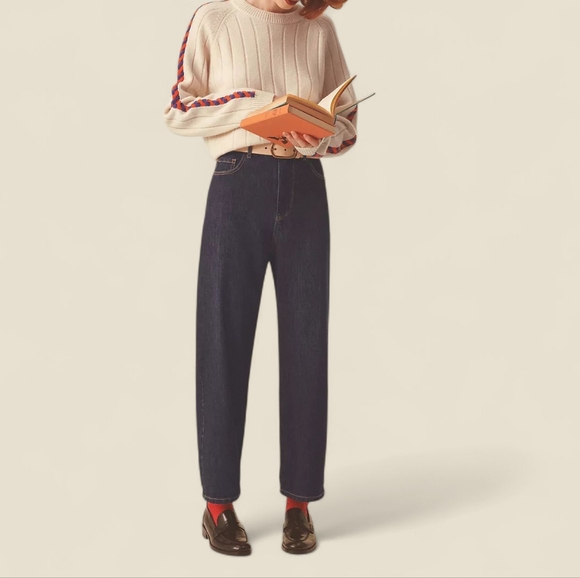 Anthropologie Denim - Anthropoligie Pilcro The Column Straight Leg Jeans Size 31 Dark Wash High Rise